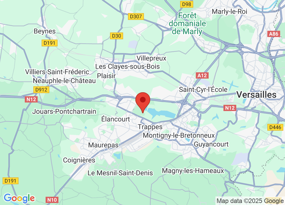 Standort von Golf Bluegreen Saint-Quentin-en-Yvelines auf der Karte