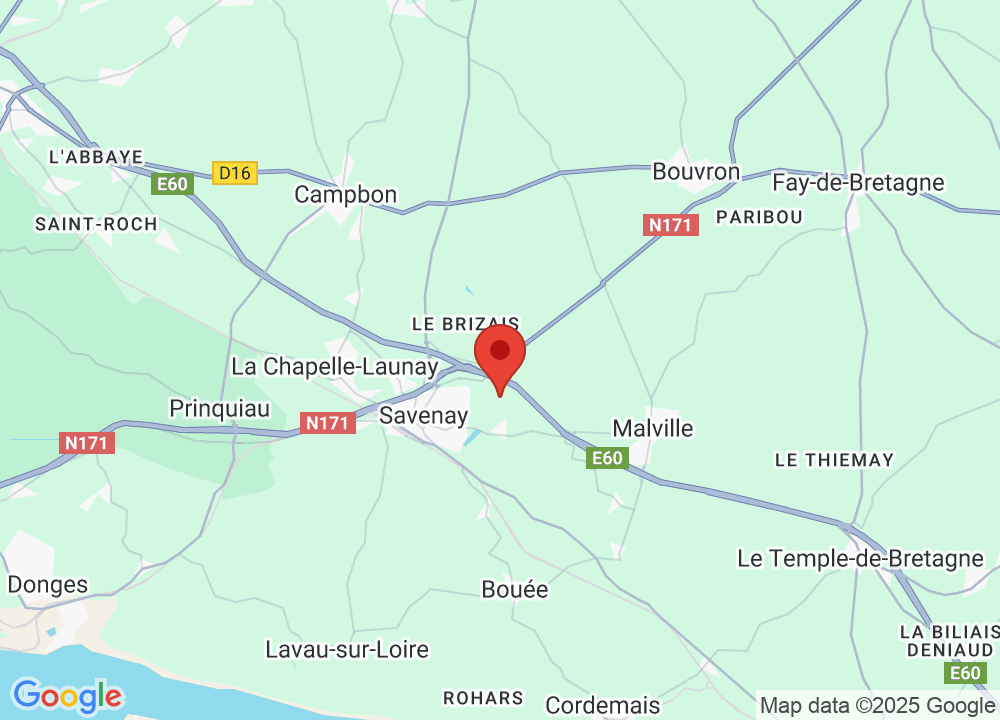 Location of Golf Bluegreen Savenay on map