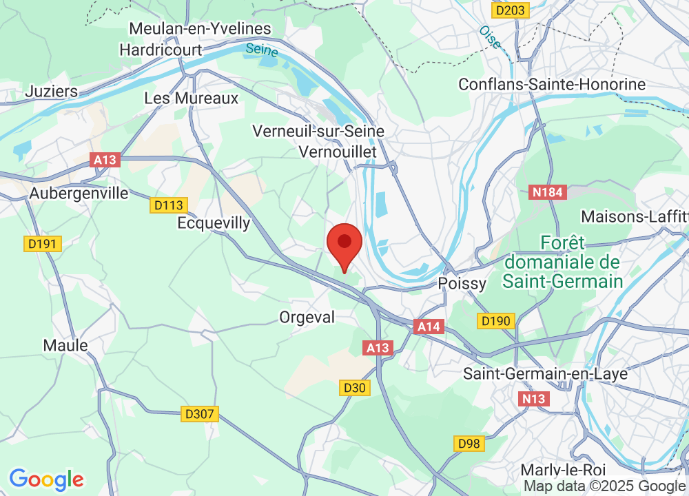 Location of Golf Bluegreen Villennes-sur-Seine on map