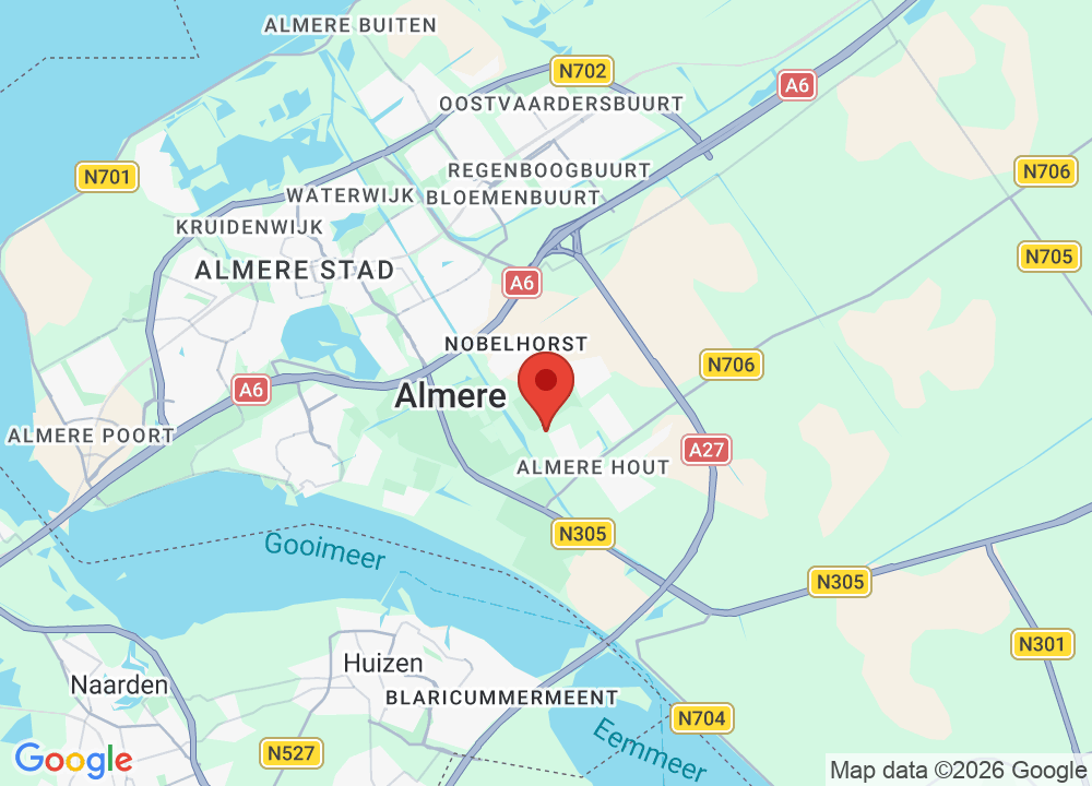 Location of Golfclub Almeerderhout on map