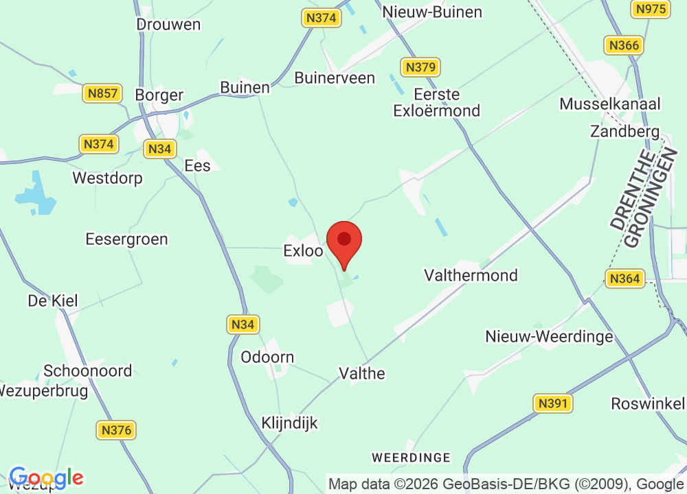Location of Golfpark Exloo on map