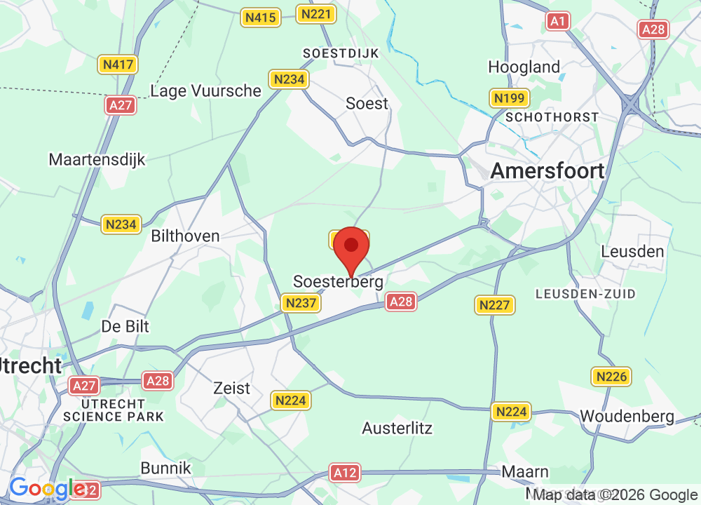 Location of Golfvereniging Soestduinen on map