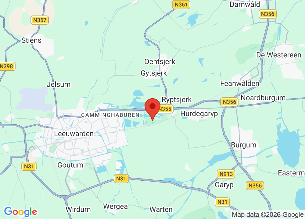 Location of Leeuwarder Golfclub on map