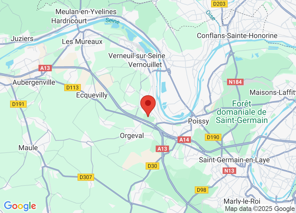 Location of Off Golf Villennes sur Seine on map