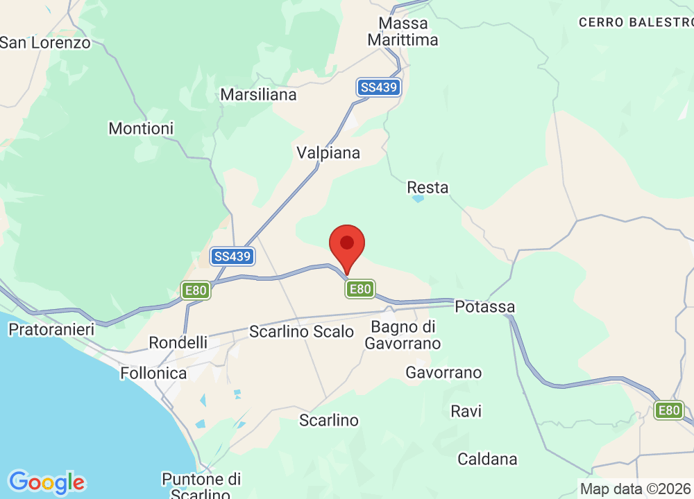 Standort von Toscana Golf Club - Il Pelagone auf der Karte