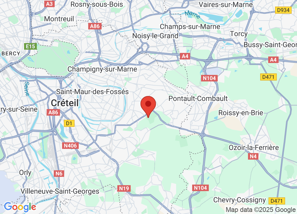 Standort von UGOLF D'Ormesson auf der Karte